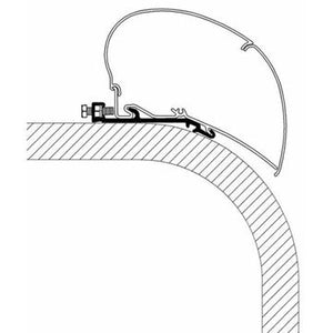 Staffa Thule kit installazione profili piatti 6,0 metri per serie 6