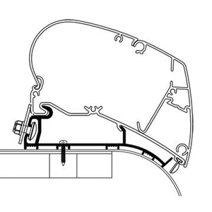 Staffa Thule adattatore Hymer 5,0 metri
