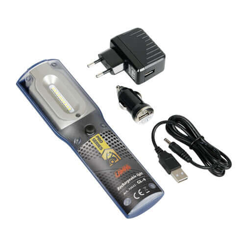 Lampa 70642 Lampada Da Lavoro LED Ricaricabile, 560 Lumen, 7000°K, Con Magnete E Gancio, IP54 - 5