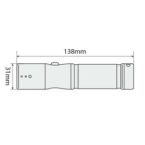 Torcia in alluminio Led-Tech