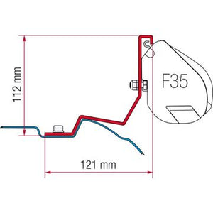 Kit montaggio tendalino Fiamma F35 per Mercedes Viano