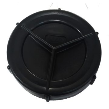 Tappo di ispezione femmina Ø 150 mm nero