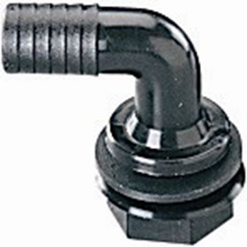 Raccordo a gomito con curva grande Ø 12 mm