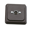 Presa 12V rotonda colore marrone