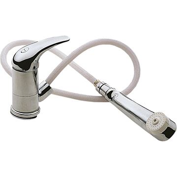 Miscelatore cromato con doccetta per camper modello Roma