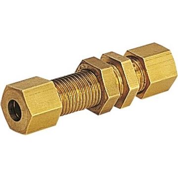 Passa parete 2 raccordi biconici Ø 10 Mm