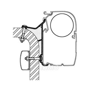 Staffa Thule adattatore Hymer van/B2 4,0 metri