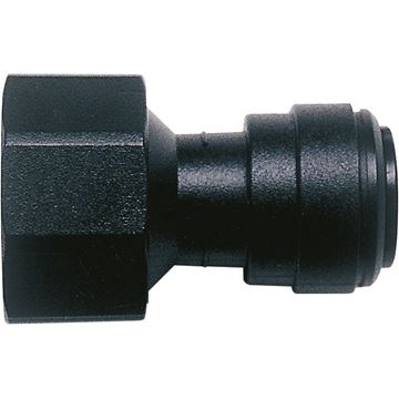Raccordo diritto filettato femmina 3/4 12 mm