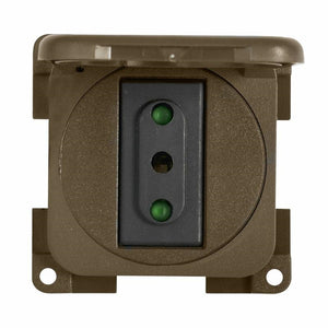 Presa 230V italiana con coperchio per camper MP22I