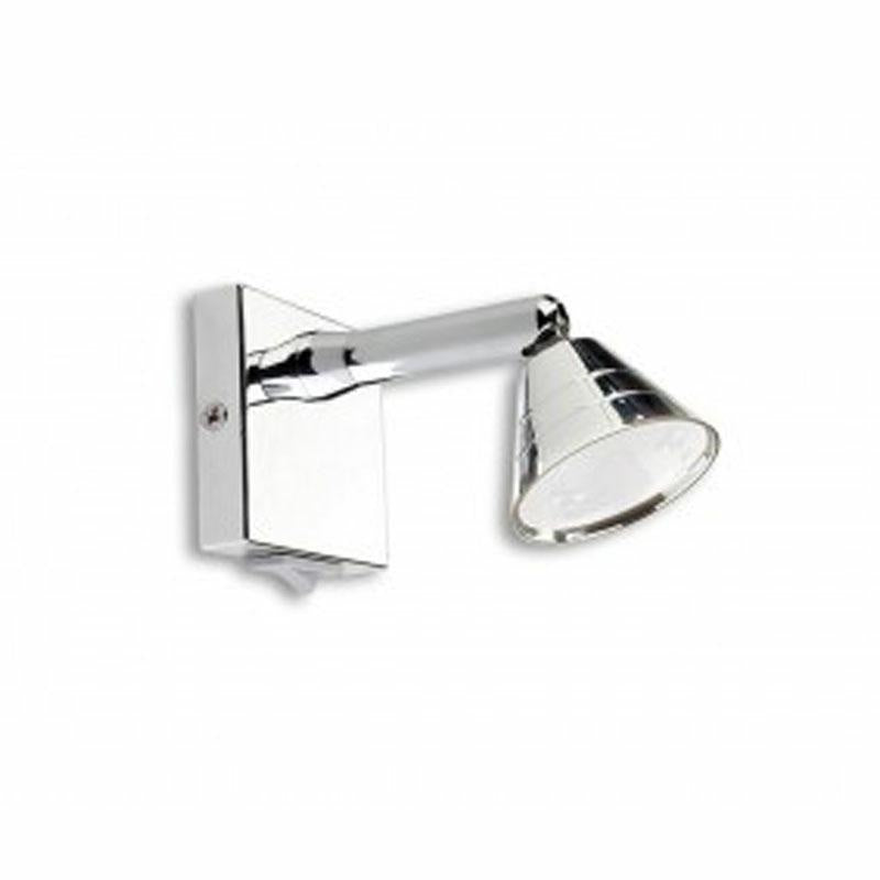 Faretto con base piana mod. 90B 12V luce fredda