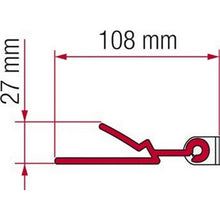 Carica l&#39;immagine nel visualizzatore di Gallery, Kit staffa tendalino Voyageur Adapter C-U Fiamma
