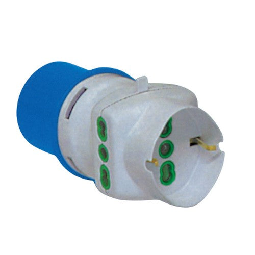 Presa adattatore CEE laterale e schuko 16A 250 V