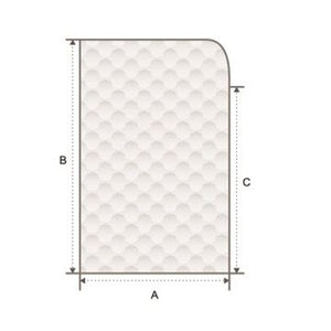 Materasso classico in Ecocell spessore 12 cm