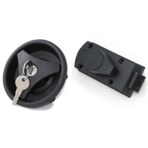 Serratura porta caravan universale tonda