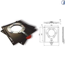 Carica l&#39;immagine nel visualizzatore di Gallery, Piastra girevole universale dx/sx per camper
