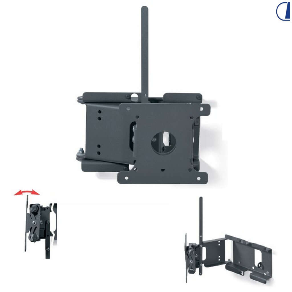 Supporto per TV con blocco di sicurezza e sgancio per camper