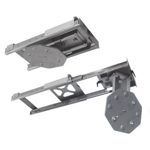 Supporto estraibile per TV a soffitto per camper
