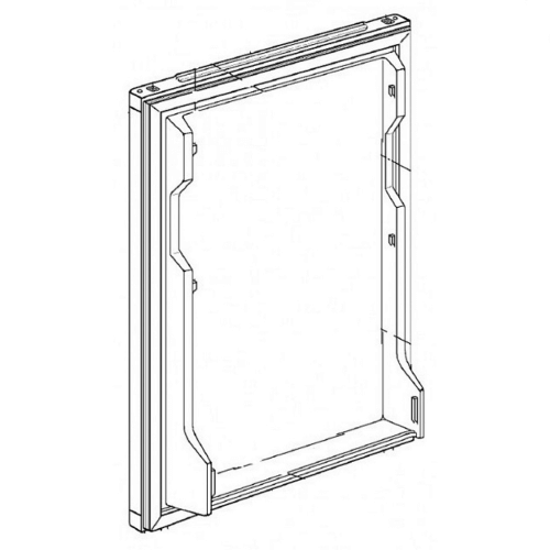 Porta senza mensole per frigo Dometic RM 42xx