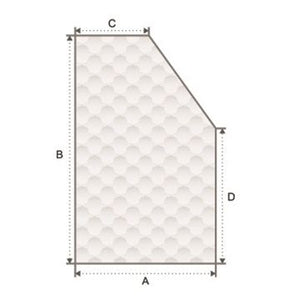 Materasso comfort in Ecocell e Memorax spessore 16 cm