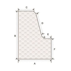 Materasso comfort in Ecocell e Memorax spessore 16 cm