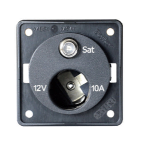 Presa 12V auto è+ presa satellitare per camper Mod. BMP12AS