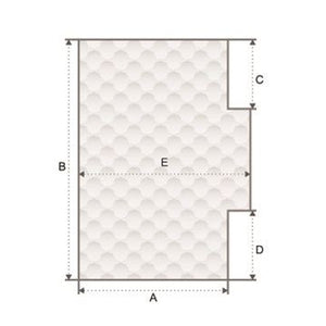 Materasso comfort in Ecocell e Memorax spessore 14 cm