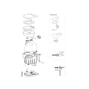 Ricambi Toilette a Cassetta Thetford C250s