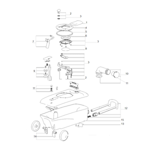 Ricambi Cassetta wc Thetford C400 scheda tecnica