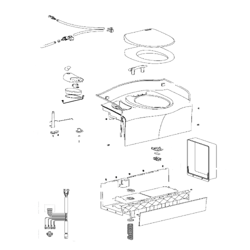 Ricambi Toilette a Cassetta Thetford C403 L