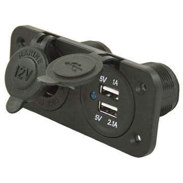 Presa 12 V + USB