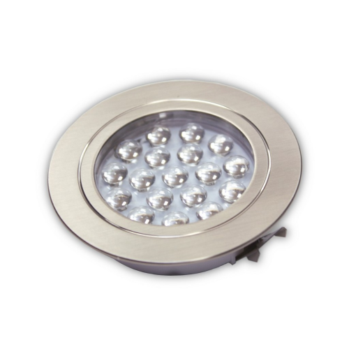 Spot a LED in metallo con interruttore Touch per camper