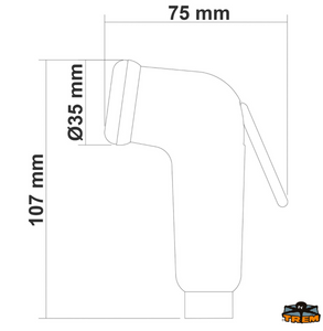 Doccetta di ricambio 1/2'' M con rubinetto