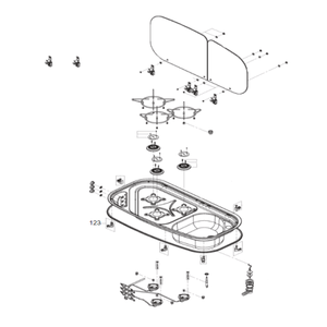 Ricambi piano cottura Dometic mod. HSG 3436