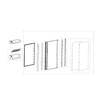 Carica l'immagine nel visualizzatore di Gallery, Ricambi frigorifero Dometic serie 10 Rm 10.5 t - Sportello
