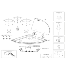 Carica l&#39;immagine nel visualizzatore di Gallery, Ricambi piano cottura Can FC 1343
