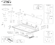 Carica l&#39;immagine nel visualizzatore di Gallery, Scheda tecnica Ricambi piano cottura Can mod. FC 1350
