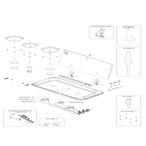 Ricambi piano cottura Can mod. FC 1351