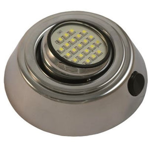 Faretto tondo 21 led SMD con base