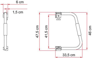 Maniglione di salita Security 46 Fiamma
