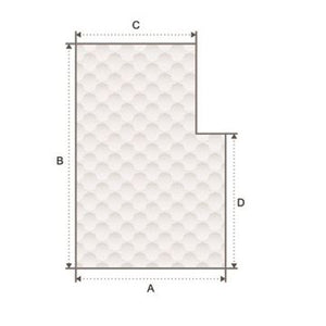 Materasso comfort in Ecocell e Memorax spessore 16 cm