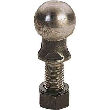 Gancio A Sfera Per Rimorchio HP Autozubehör – Testa 50 Mm, Fori 90 Mm, Portata 210 Kg, Valore D 17 KN, Omologato ISO 9001 - 3