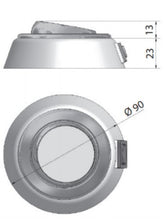 Carica l&#39;immagine nel visualizzatore di Gallery, Faretto orientabile con base piana mod. 1003 12V
