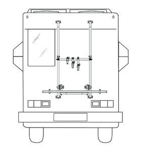 Portabici per camper ok 3 standard Fabbri