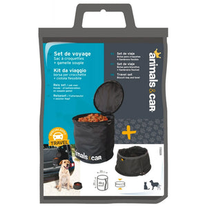Kit ciotola crocchette da viaggio