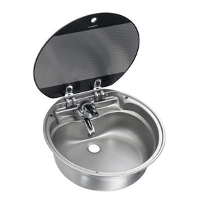 Lavello rotondo mod. SNG 420 con coperchio di ricambio