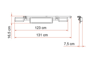 Licence Plate Carrier- Barra porta targa Fiamma