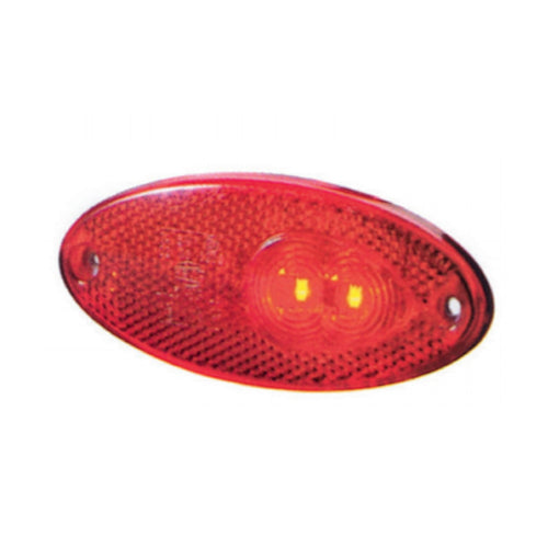 Luce d'ingombro con 2 led, guarnizione e cavo da 5000mm per camper
