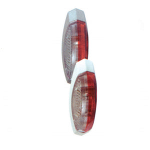 Fanale luce d'ingombro anteriore e posteriore con piastra per camper