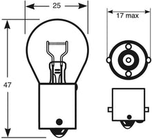Carica l&#39;immagine nel visualizzatore di Gallery, Lampadina a bulbo 12V P 21W
