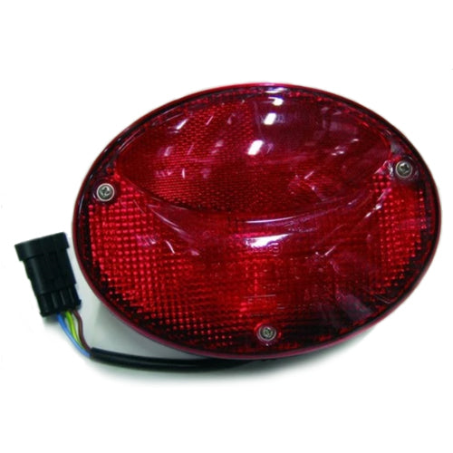 Fanale luce ovale - Stop posizione e catadiottro Aspock per camper